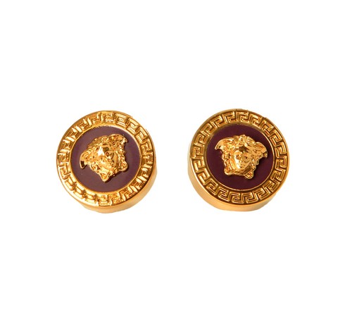 Versace bordeaux enamel gold - bordeaux,