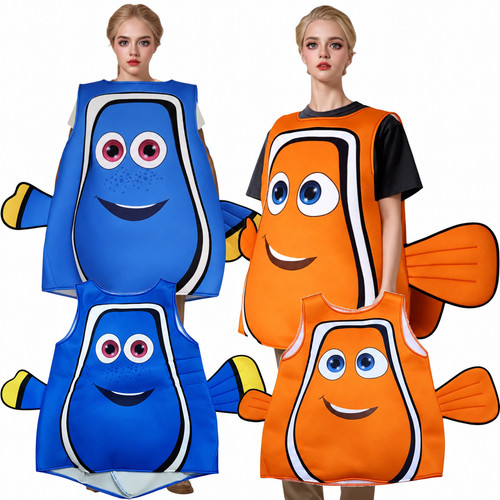 Adult clownfish fancy dress - clownfish,