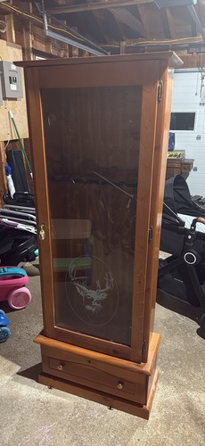 Wooden gun cabinet - 6, storage