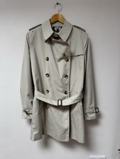 Burberry Ladies Short Trench Coat Beige