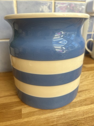 Cornish ware pot lid blue - cornish,