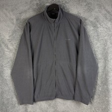 Rohan Stretch Microgrid Jacket Mens XL Full Zip Grey Fleece Walking Hiking