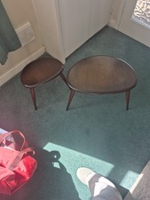 Ercol Vintage  Nest of Blue