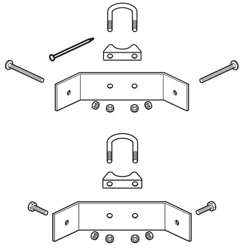 Polytunnel corner clamps - polytunnel,