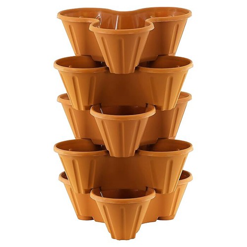 Strawberry planter stacking - planter,