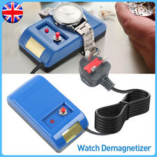 Blue Watch Demagnetizer Watchmaker Repair Tool Watch Degausser for Watch Adjust