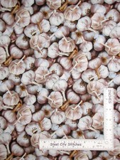 Garlic Food Fabric Italian