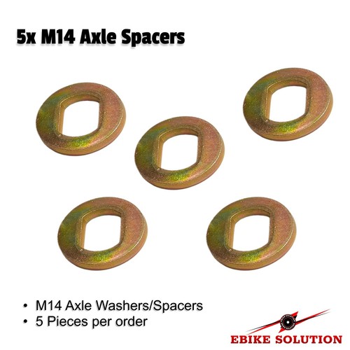 M14 steel washers - 5x,
