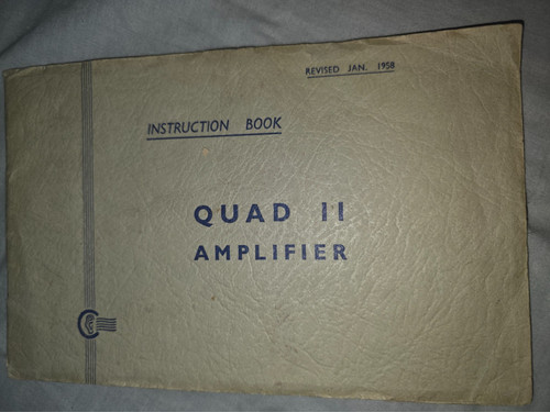 Quad amplifier instruction - ii,