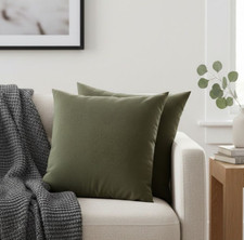 Dark olive green velvet - olive,