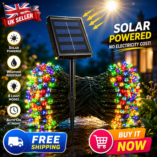 Solar led string lights - solar,