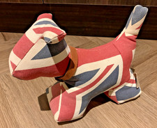 Wish Original Small Vintage Union Jack Flag Dog Doorstop Design Canvas