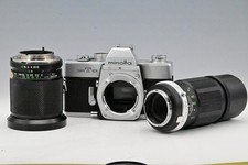 Minolta SRT101 with 2 lenses