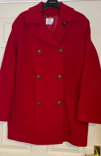 Vintage viyella red - red, wool