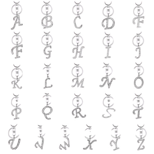 Rhinestone alphabet initial - rhinestone,