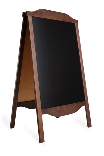 Wooden sign pavemet board - pavemet,
