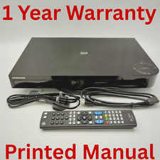 Samsung BD-F8500M Black Ethernet HDMI 1080P 3D Blu-Ray Disc Player 33W- Tested
