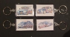 Andrew Jordan 77 BMW Ford Honda MG6 GT Pirtek BTCC Colour Car Word Art ~ Keyring