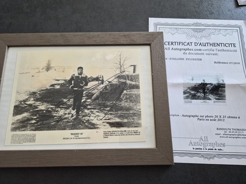 Sylvester stallone autograph - sylvester,