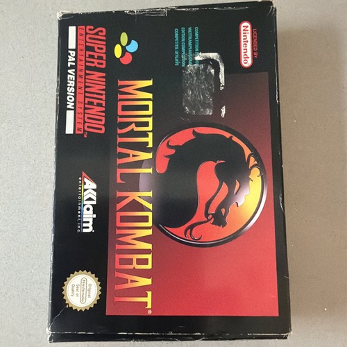 Snes mortal kombat - snes, super