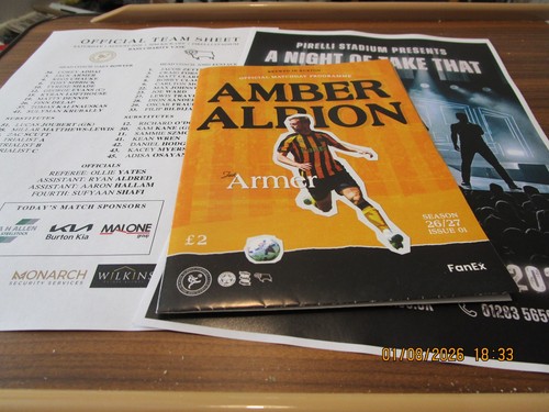 Burton albion derby county - derby,