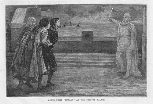 Theatre scene from hamlet - theatre, at
