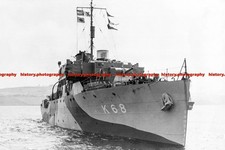 F003352 HMS Jonquil K68 British flower class corvette 1943 1944
