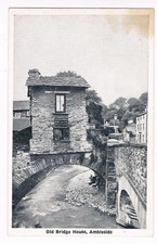 AMBLESIDE POSTCARD - Old Bridge House Ambleside Cumbria