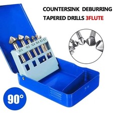 6PCS HSS Chamfering End Mill