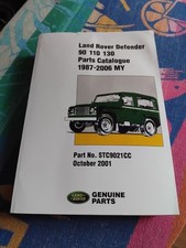 Land Rover Defender 90 110 130 L315 1987-2006 Factory Parts Catalogue VGC V8 TDi