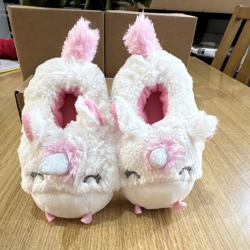 Kids unicorn faux fur - fur, slip-on
