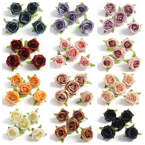 10x roses artificial silk - 10x,
