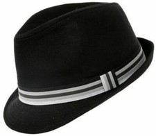 Mens Womens Trilby Hat Cotton