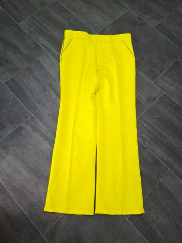 Bright yellow golf trousers - bright,
