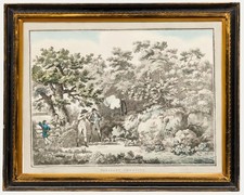 Thomas Rowlandson after George Morland - 19th Century Etching, Pheasant Shooting