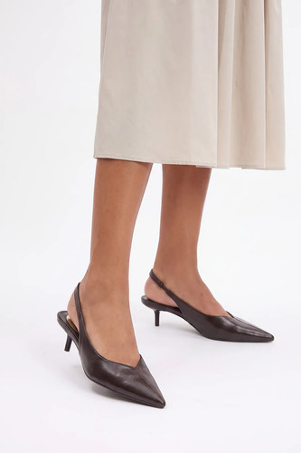 Wallis brown court shoes - court,