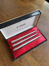 Vintage Parker Pen Set 14k Nib