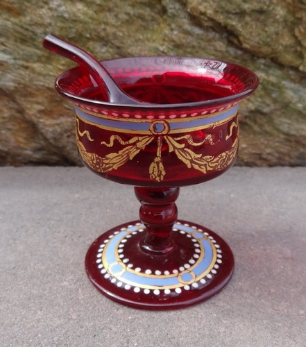 Dainty ruby red bohemian - ruby,