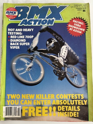 Vintage bmx action magazine - bmx,