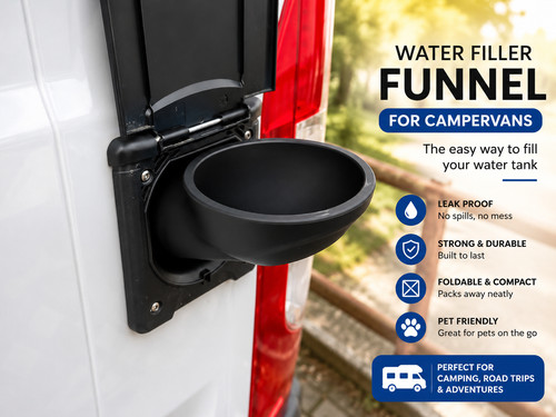 Campervan water filler funnel - campervan,