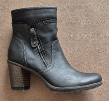 Ladies Black Ankle Boots Size