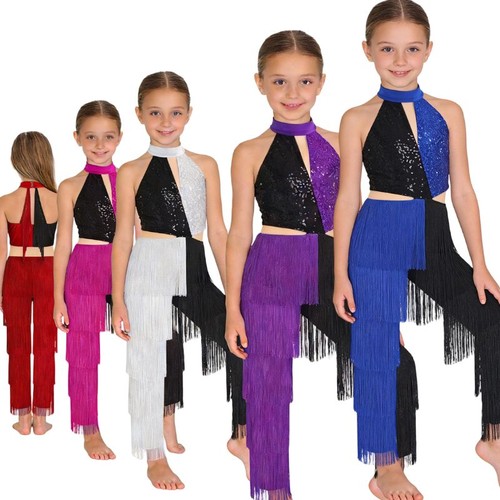 Shiny sequin tassel sleeveless - shiny,