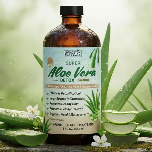 Organic super aloe vera detox - super,