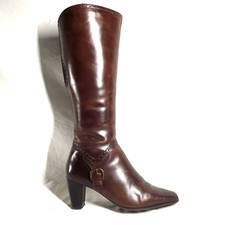 Clarks Knee Boots Brown