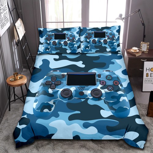 3pcs gamepad bedding set quilt - bedding,