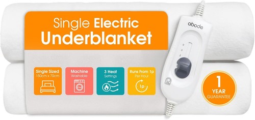 Abode single electric - single, blanket