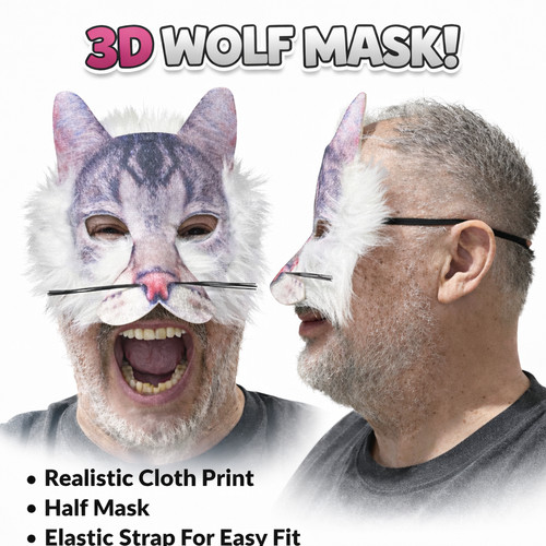Wolf cloth half - 3d,