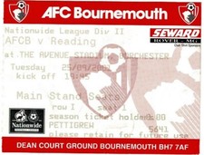 AFC BOURNEMOUTH V READING