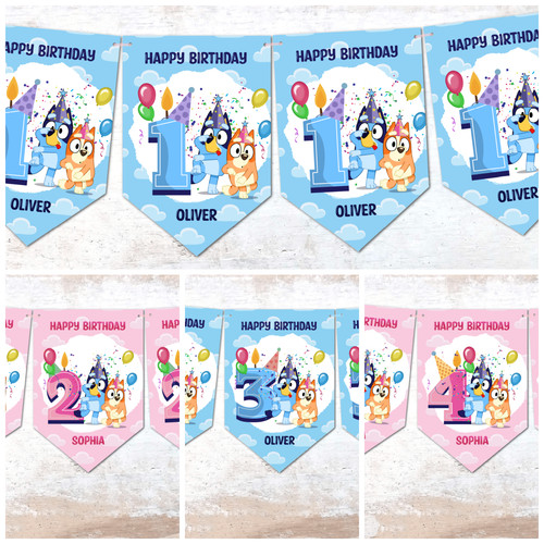 Personalised bluey bingo - bluey, &