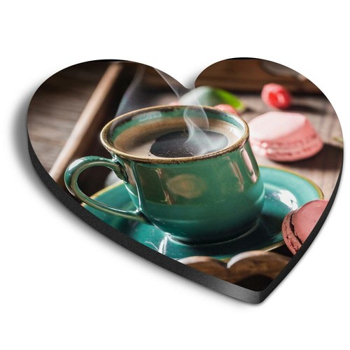 Heart mdf magnets - -, coffee